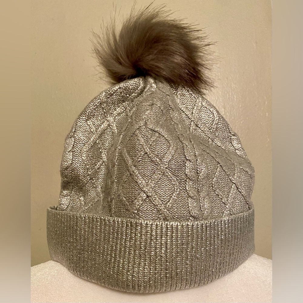 Talbots Metalic Foil Beanie- NWT